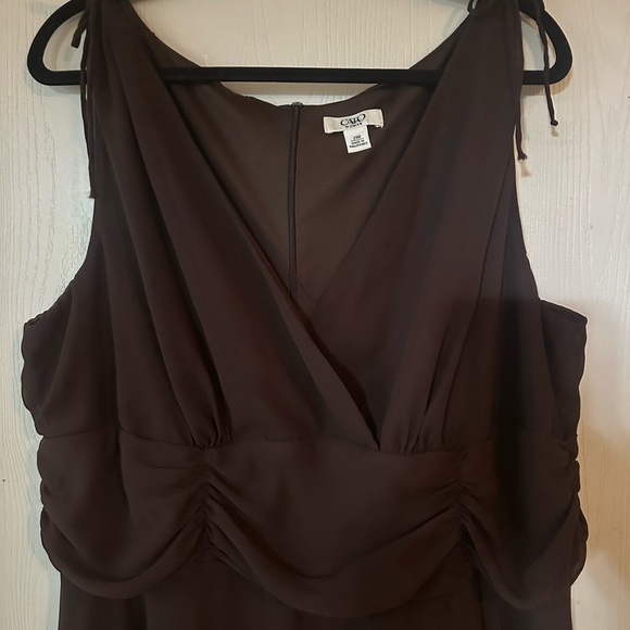 Cato Strapless Chocolate Brown Dress - Picture 2 of 7